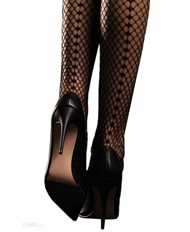 <p>Belt stockings, fishnet stockings. The back is decorated with seams and bows. Reinforcements on the fingers.</p>